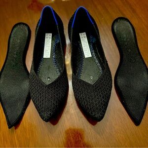 Rothy’s The Point Textured Black - 9